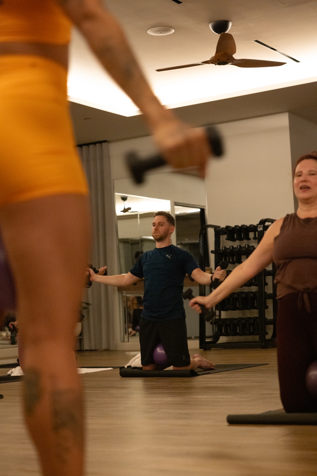 Fusion Studio mat Pilates class at Altea Winnipeg